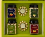 Dry Fruits Pearl Diya Set Rs 1299